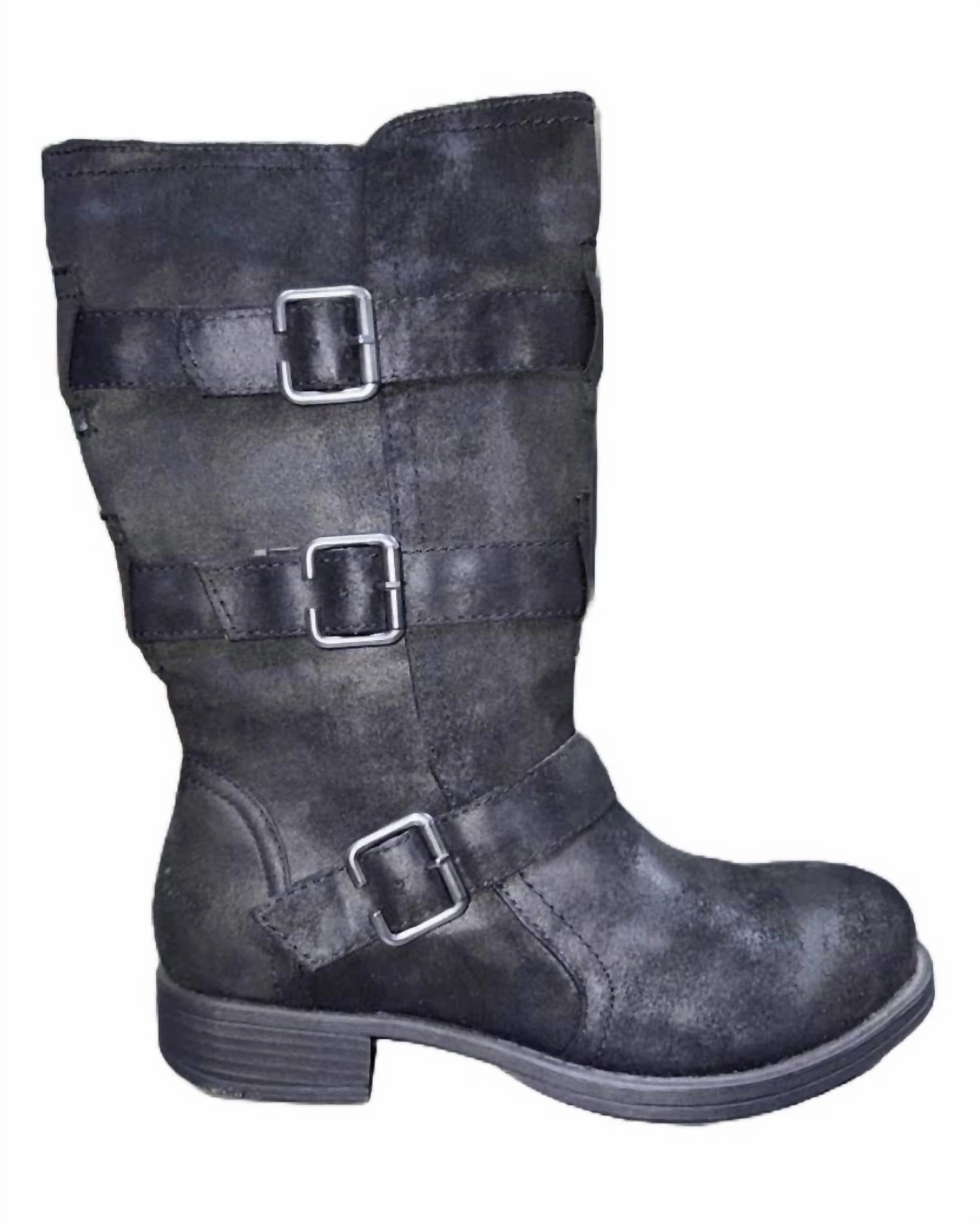 Women's Reagan Knee High Boot In Black Fabric Discount Boots for Women