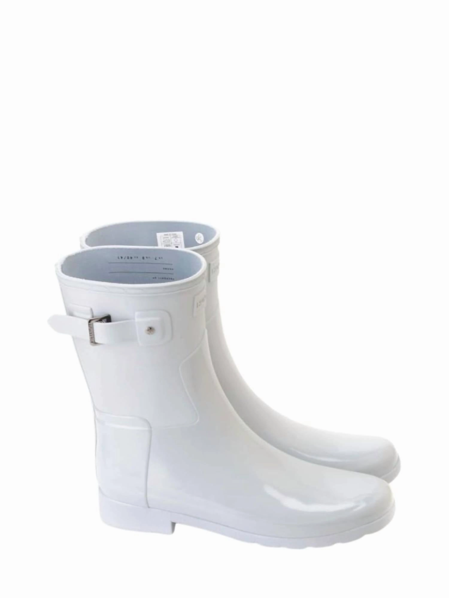 Women's Refined Short Gloss Duo Rain Boot In Stormy Grey Womens Winter & Rain Boots online