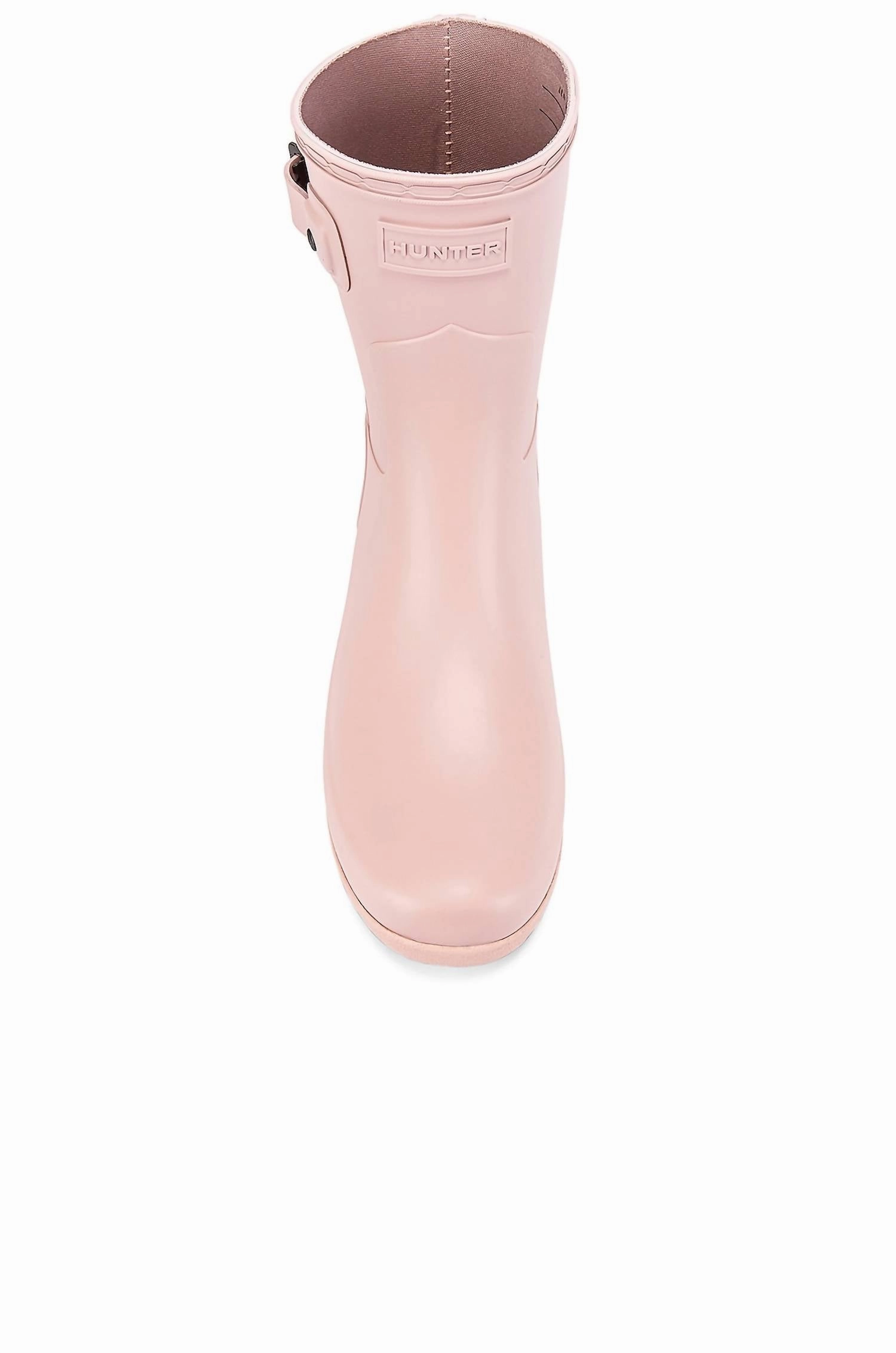 Women's Refined Short Matte Boots In Echo, Pink