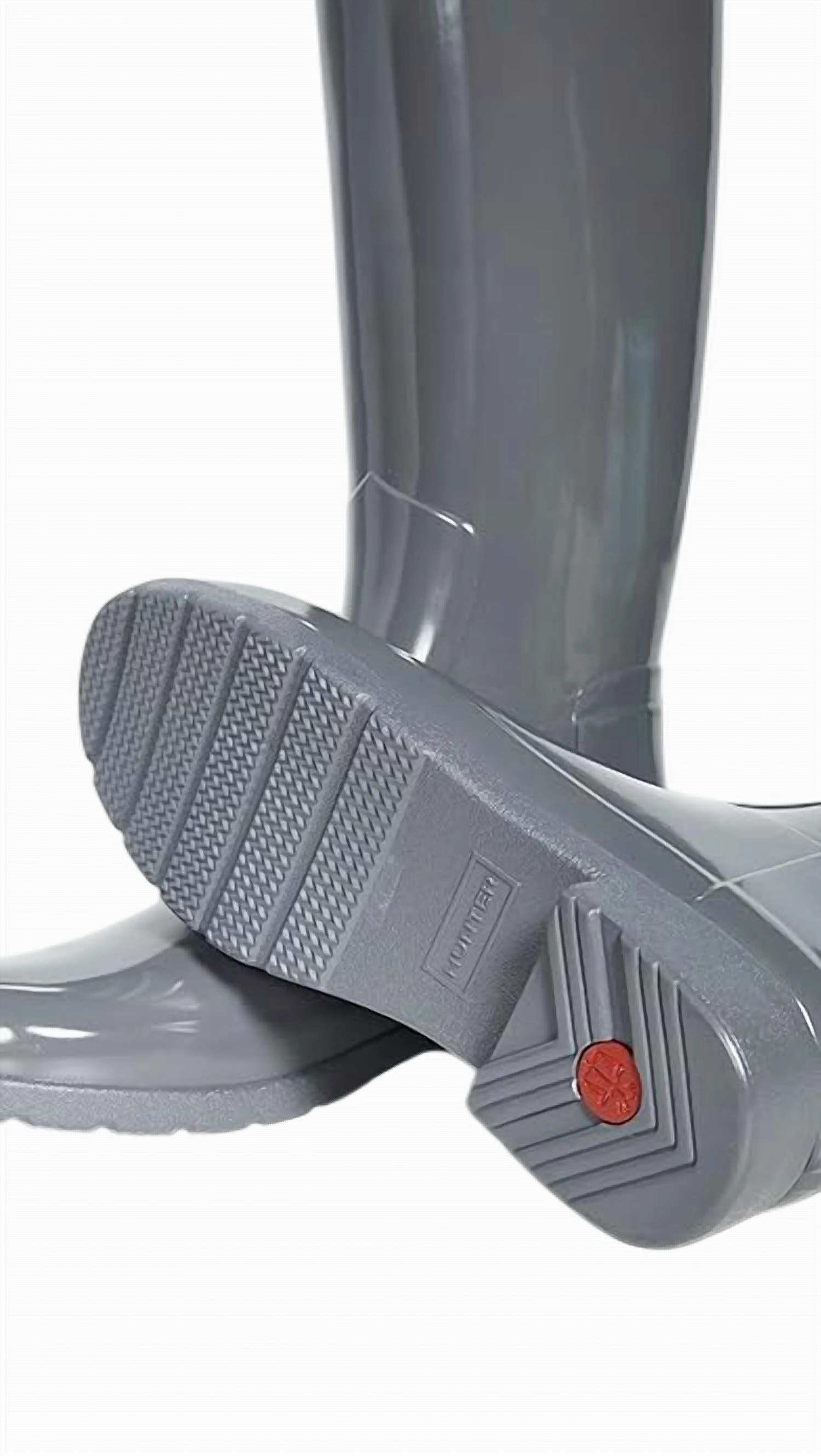 Women's Refined Tall Gloss Boots In Stratus Grey