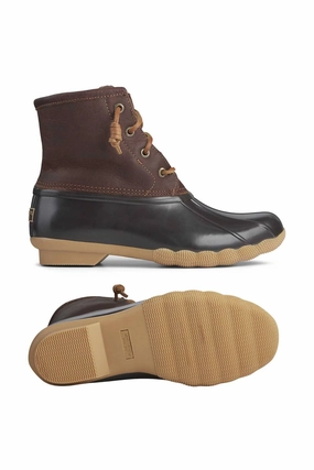 Women's Saltwater Duck Boot In Tan/dark Brown Womens Winter & Rain Boots online