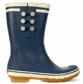 Women's Saltwater Tall Rain Boots In Navy Womens Winter & Rain Boots online