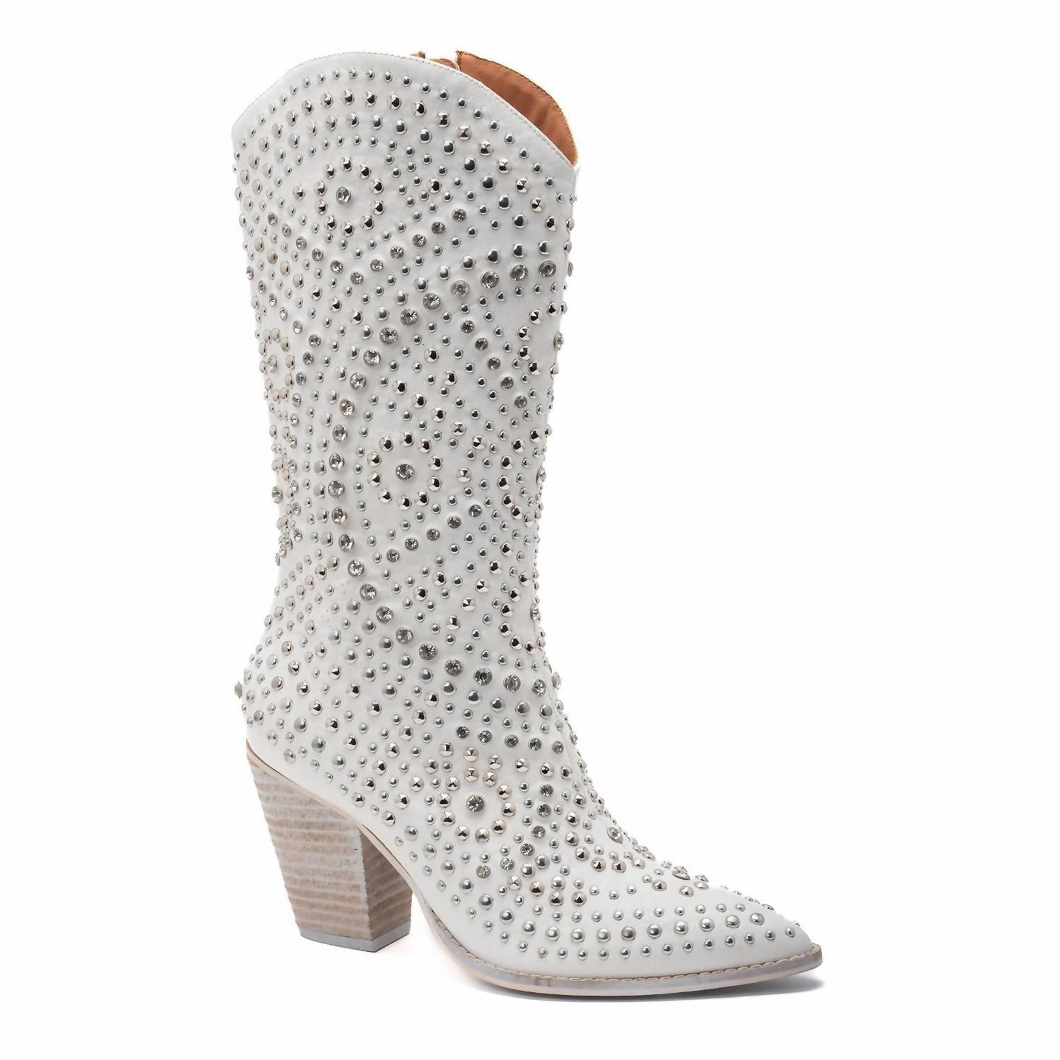 Women's Scootin Boots In White Comfortable Womens Boots low price