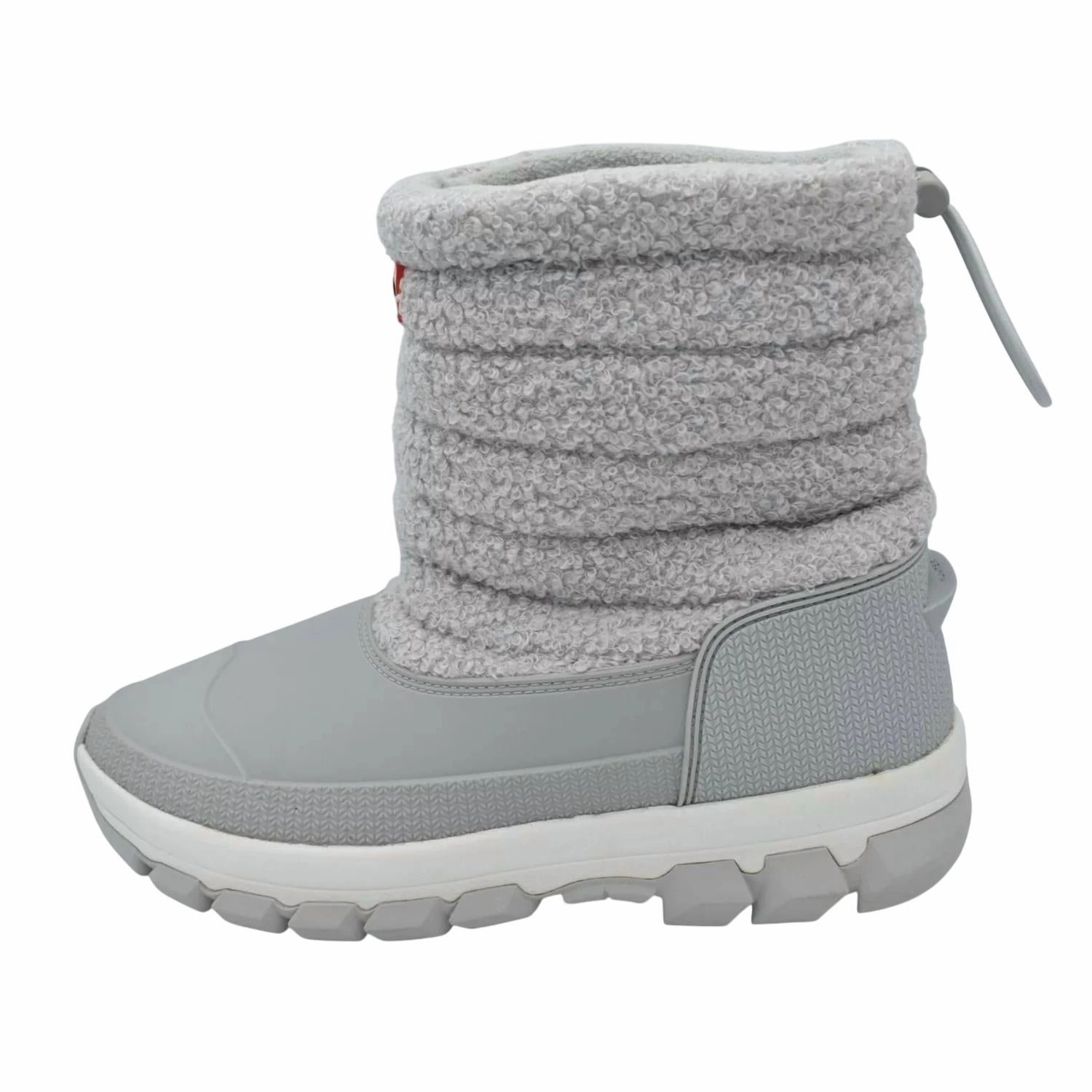 Women's Sherpa Snow Boot Short In Frosted Grey