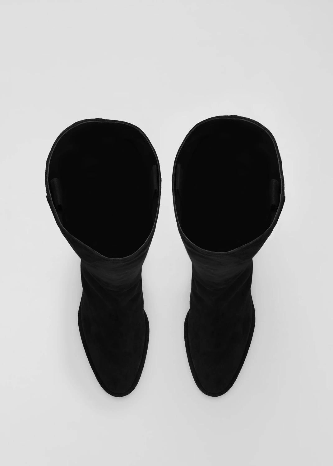 Women's Soft Slouch Boots In Black