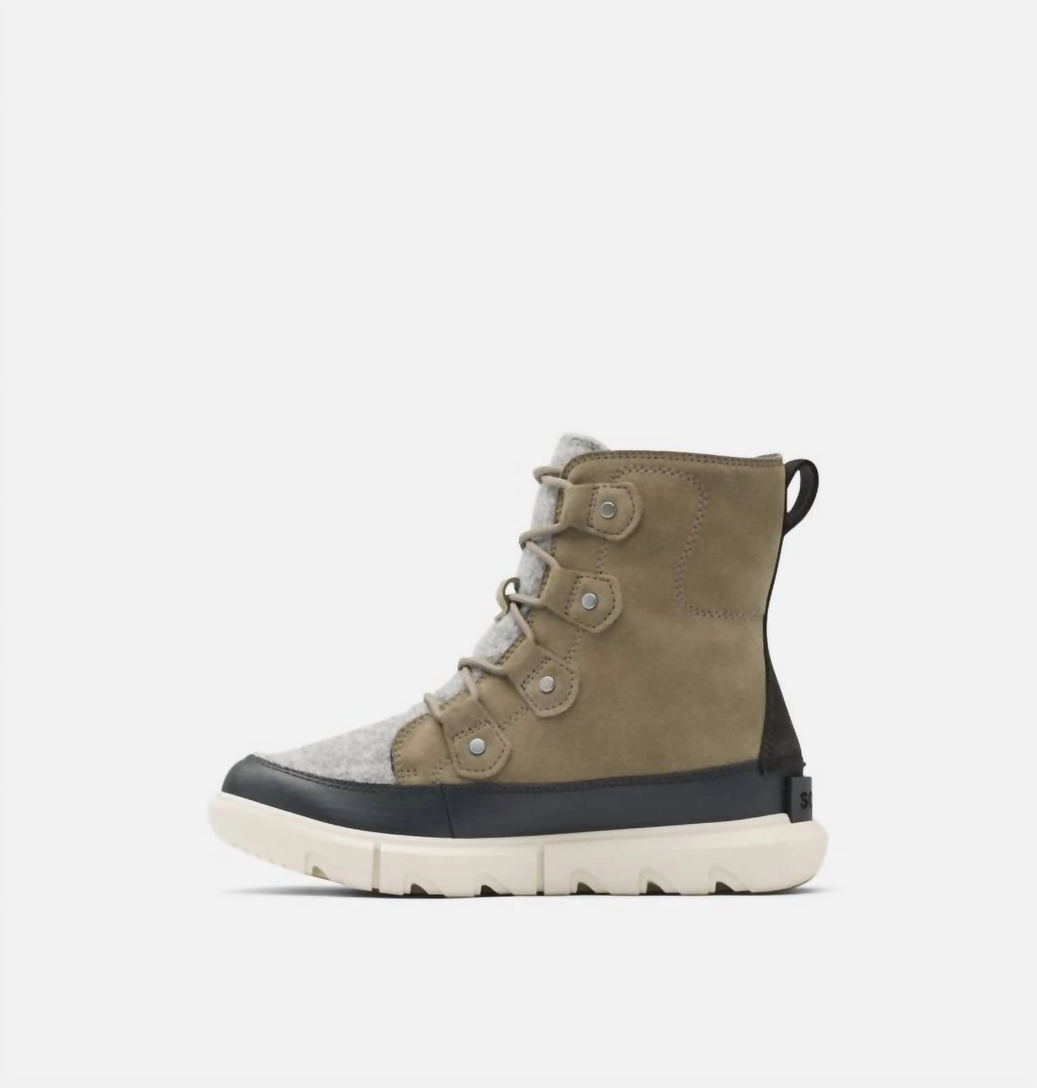 Women's Sorel Explorer 2 Joan Winter Boot In Sage, Fawn