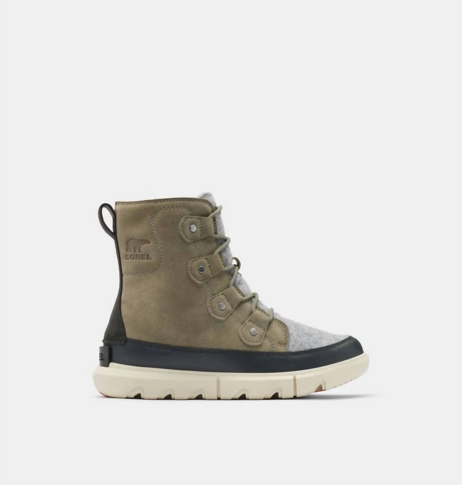 Women's Sorel Explorer 2 Joan Winter Boot In Sage, Fawn