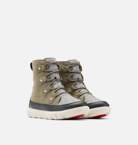 Women's Sorel Explorer 2 Joan Winter Boot In Sage, Fawn Womens Winter & Rain Boots online
