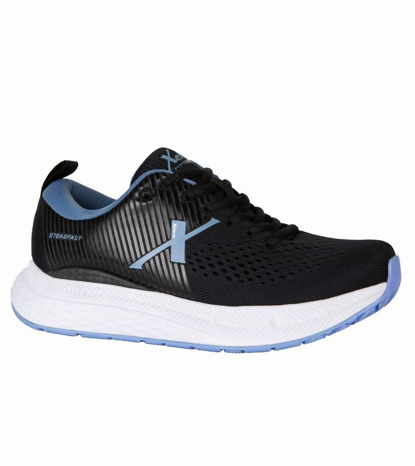 Women's Steadfast Shoes - Wide Width In Black/periwinkle Cheap Athletic Shoes for Women