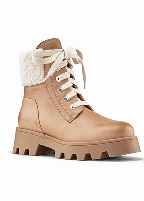 Women's Stella Shearling Waterproof Boot In Caramel Womens Winter & Rain Boots online