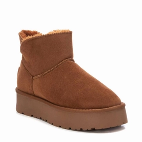 Women's Suede Winter Boots In Camel Womens Winter & Rain Boots online