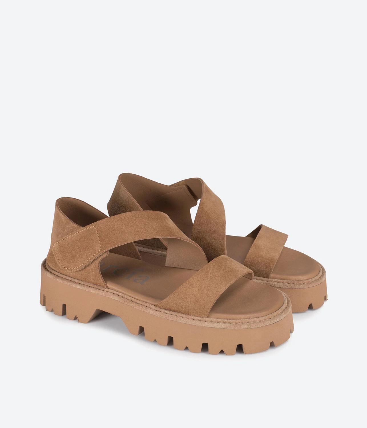 Women's Suton Sandals In Suntan Castoro