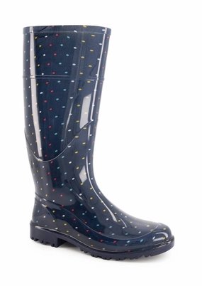 Women's Tall Rain Boots In Navy Womens Winter & Rain Boots online