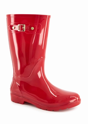 Women's Tall Rainy Boots In Red Womens Winter & Rain Boots online