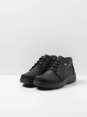 Women's Tarda Shoes In Black Nubuck Discount Boots for Women