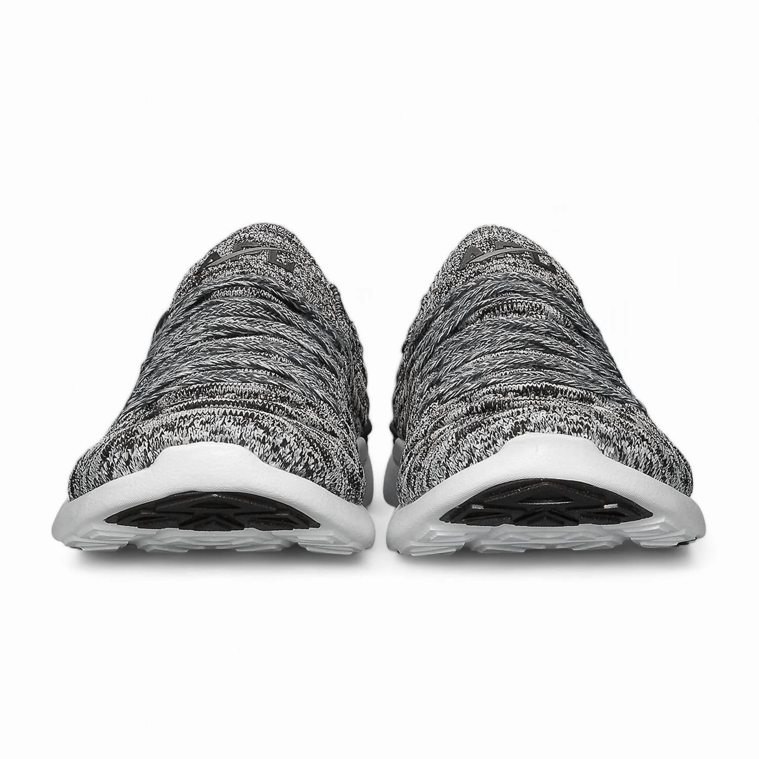 Women's Techloom Wave Running Shoes In Heather Grey/black/white