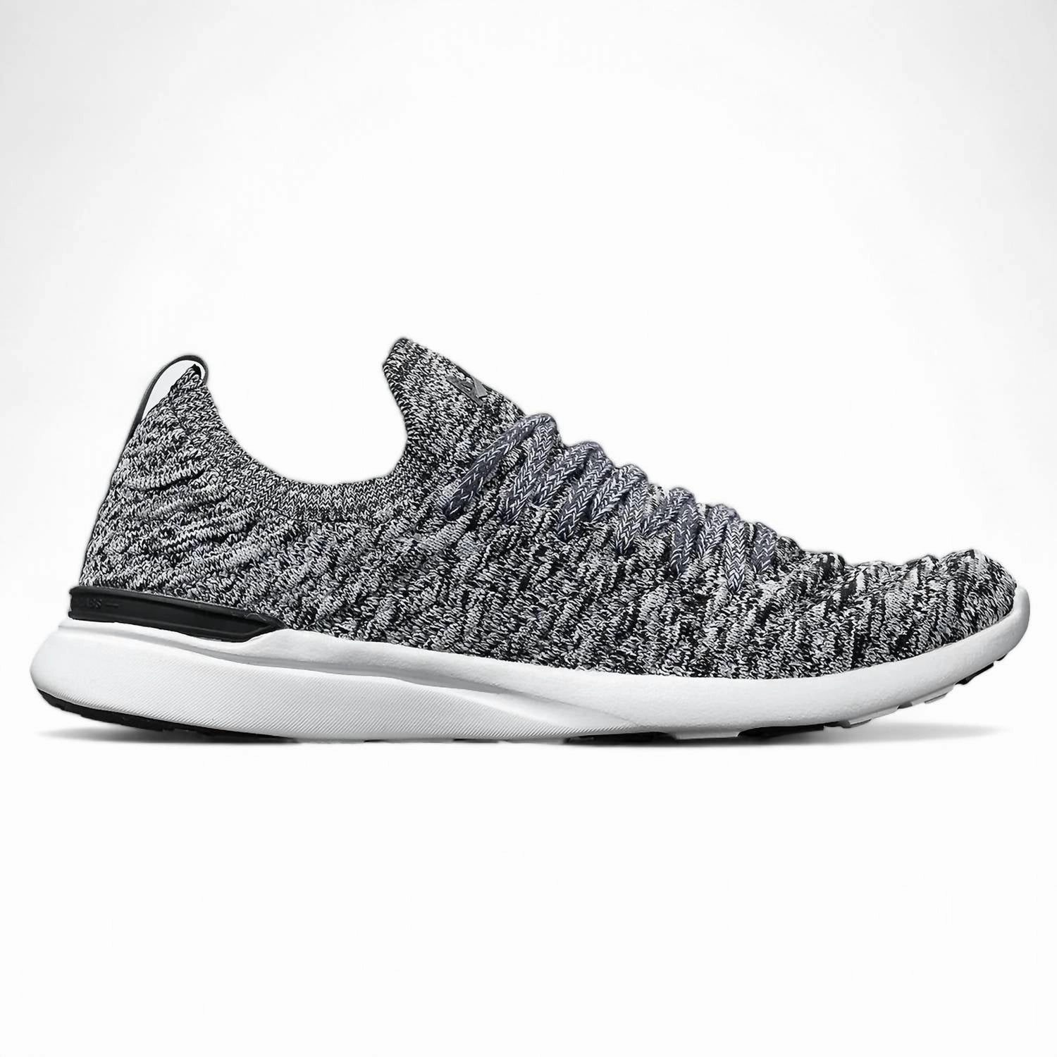 Women's Techloom Wave Running Shoes In Heather Grey/black/white Cheap Athletic Shoes for Women