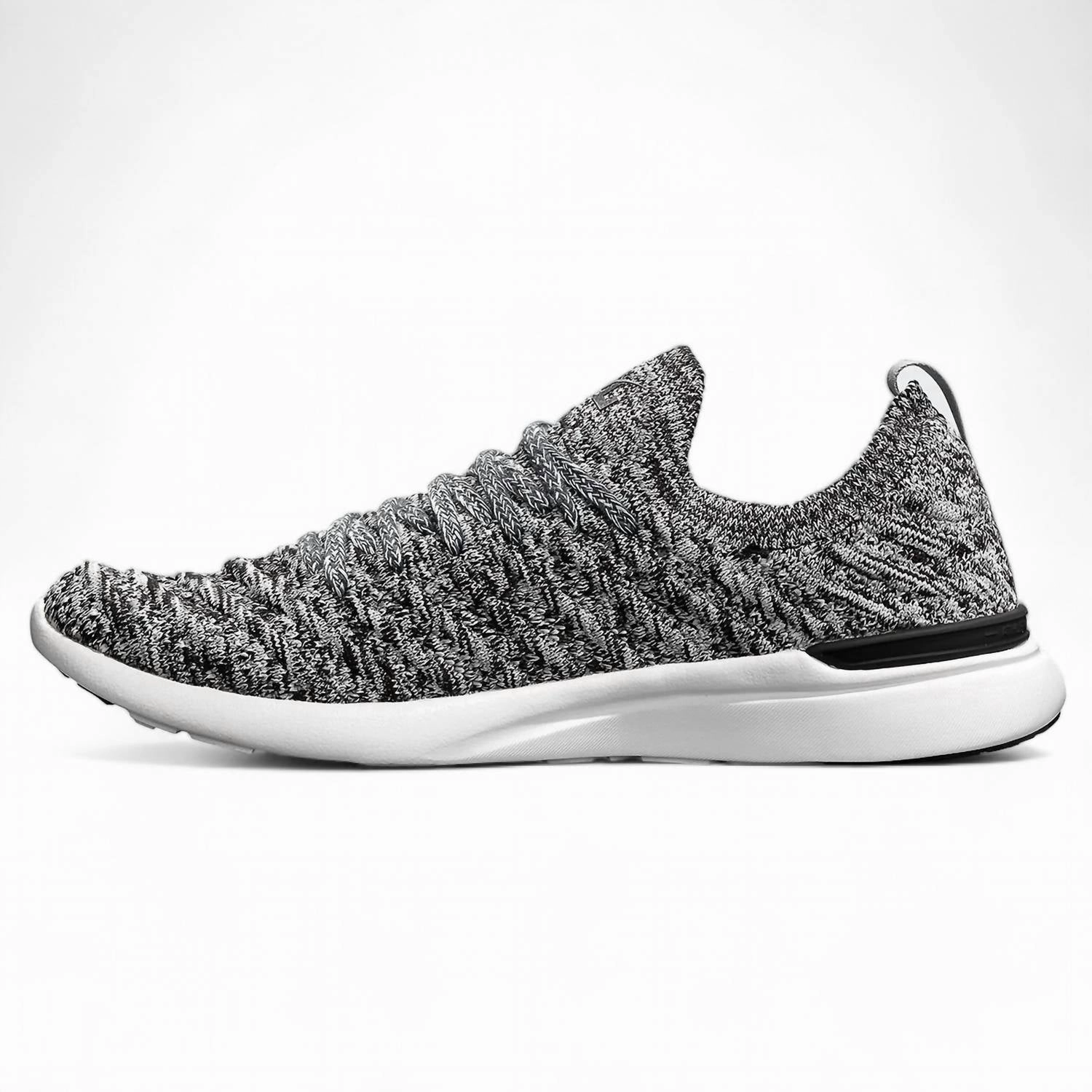 Women's Techloom Wave Running Shoes In Heather Grey/black/white