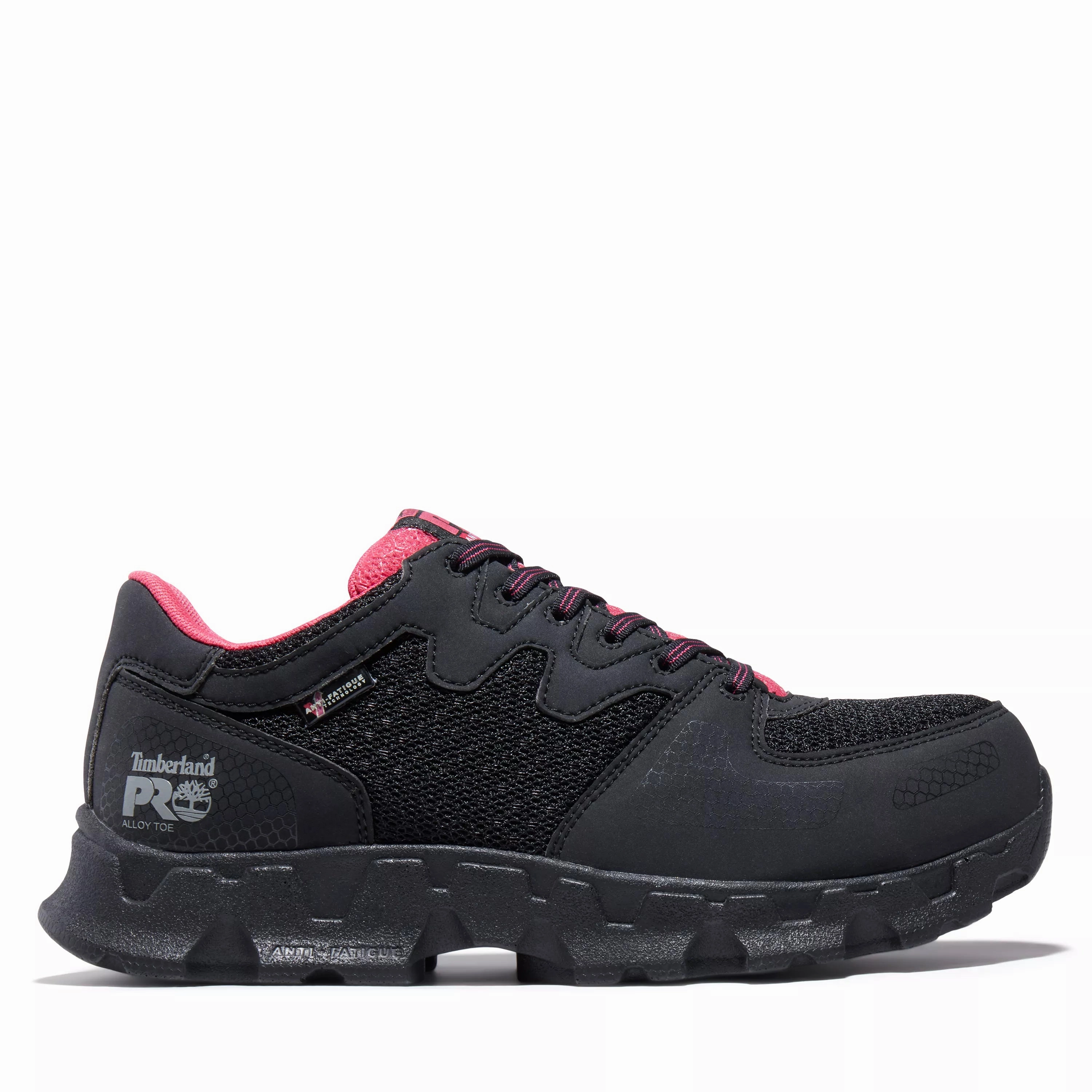 Women's Timberland PRO Powertrain Mixed-Media Alloy-Toe Work Shoes Cheap Athletic Shoes for Women