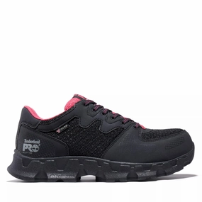 Women's Timberland PRO Powertrain Mixed-Media Alloy-Toe Work Shoes Cheap Athletic Shoes for Women