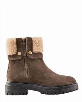 Women's Vigo Suede Waterproof Winter Boot In Loden Green Womens Winter & Rain Boots online