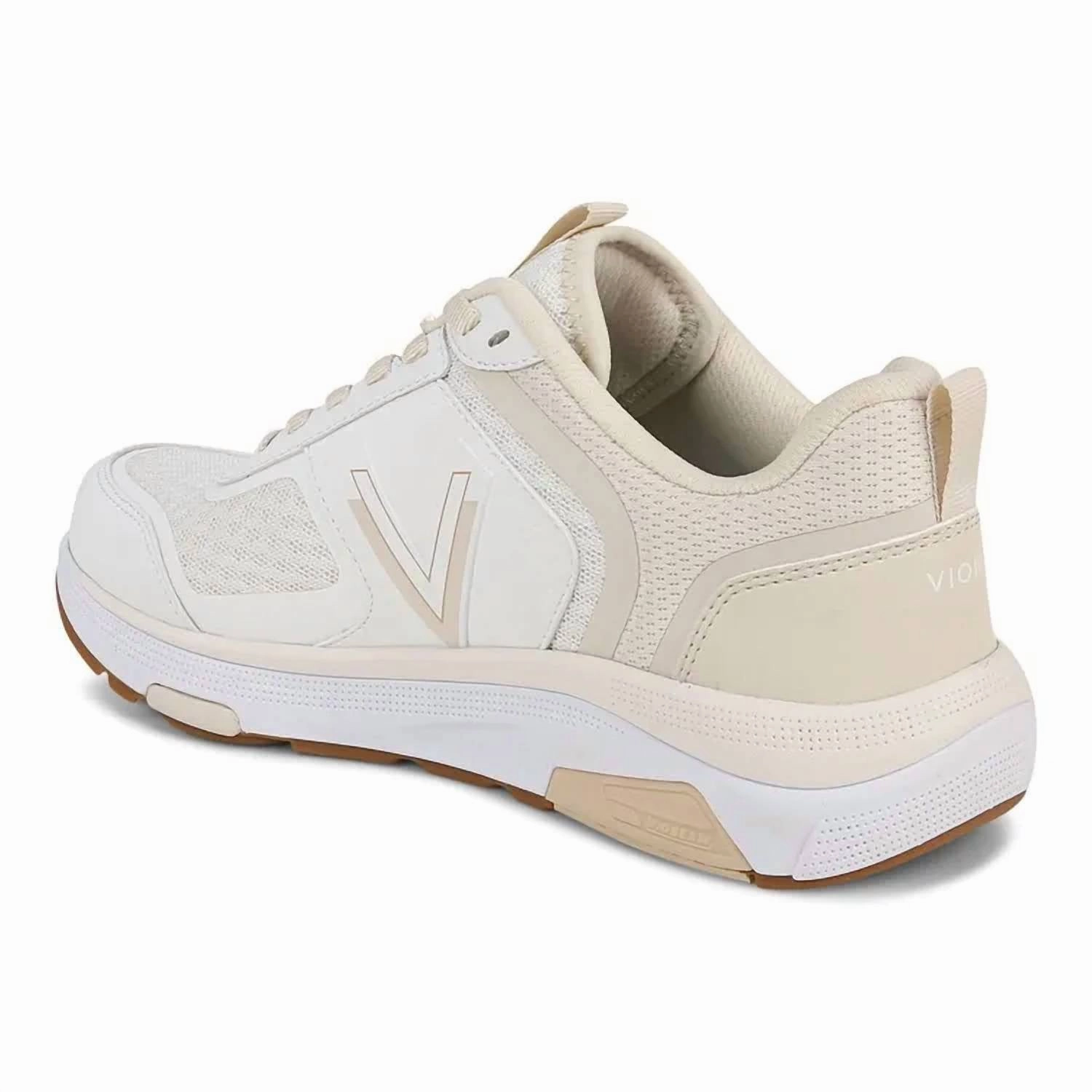 Women's Walk Strider Shoes In White/cream