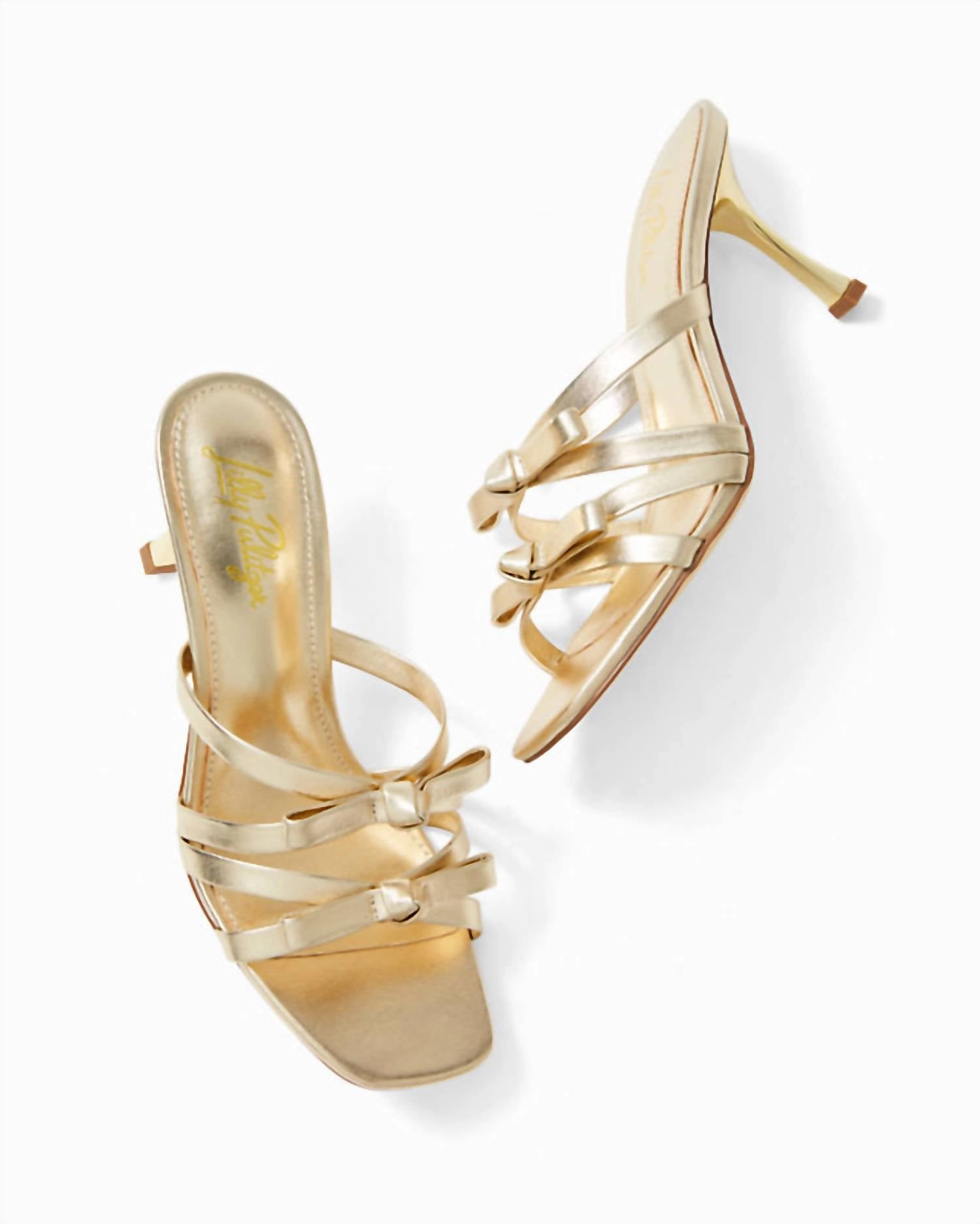 Women's Wanda Slide Sandal In Gold Metallic