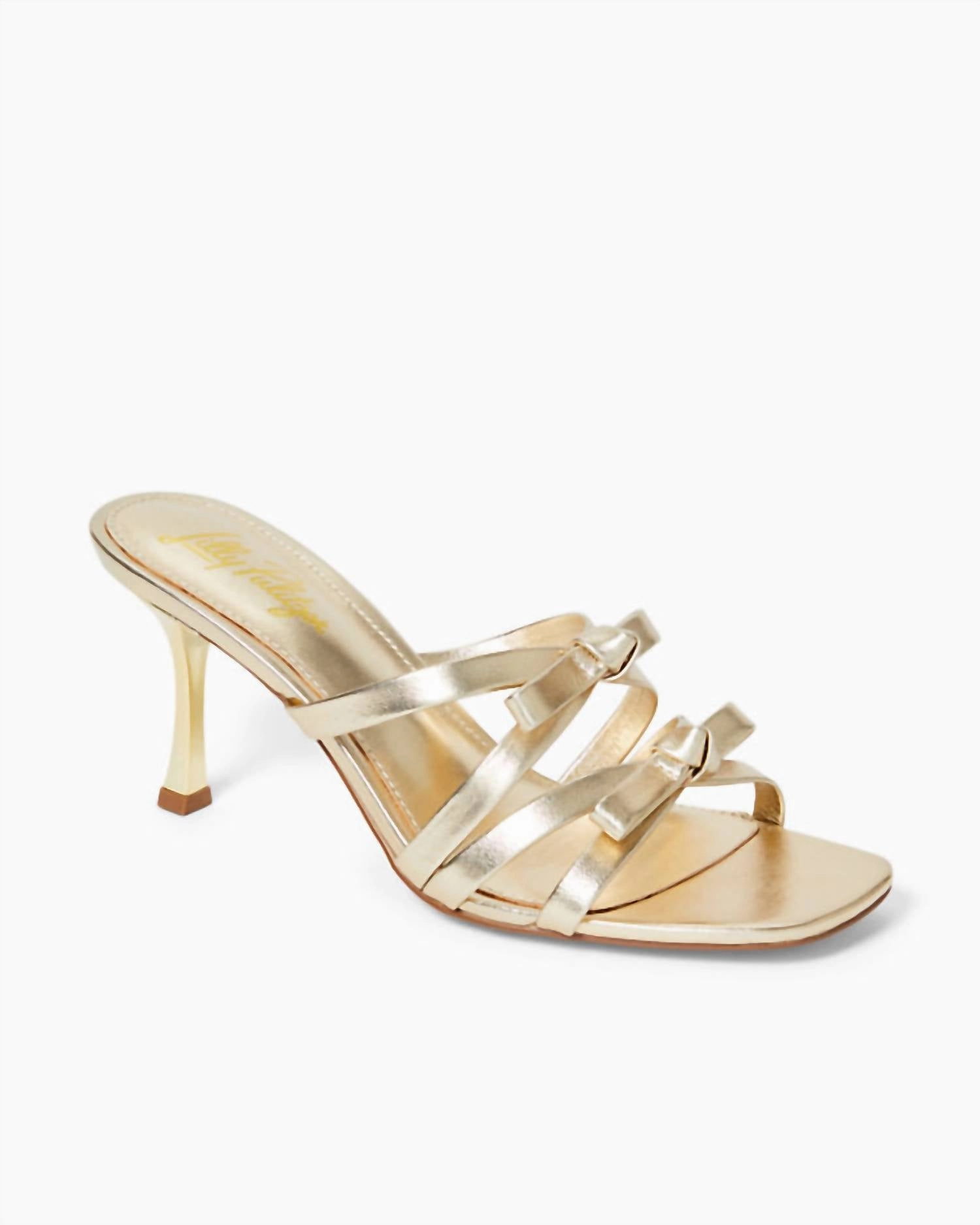 Women's Wanda Slide Sandal In Gold Metallic Casual Womens Sandals on sale