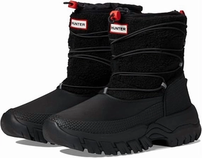Women's Wanderer Short Sherpa Snow Boot In Black Womens Winter & Rain Boots online