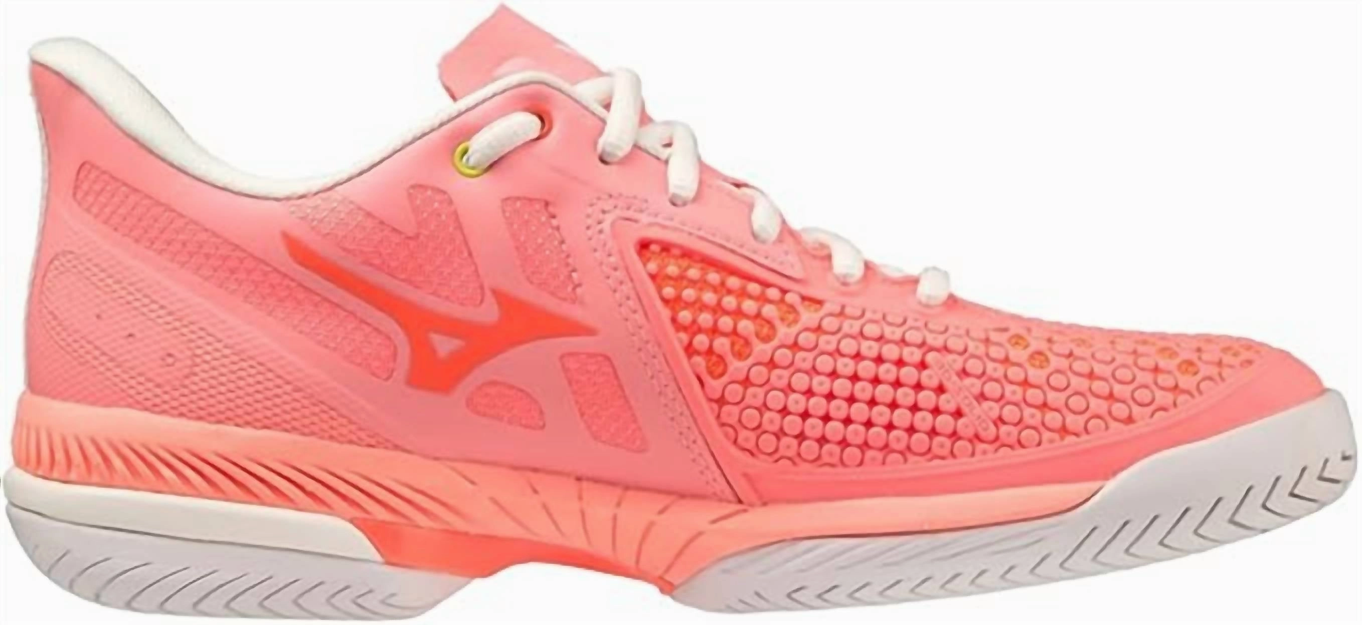 Women's Wave Exceedtour 5 Tennis Shoe In Candy Coral