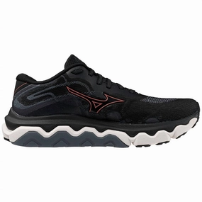 Women's Wave Horizon 7 Running Shoes - Wide In Black/dubarry Cheap Athletic Shoes for Women