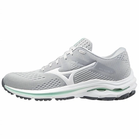 Women's Wave Inspire 17 Shoe In Harbor Mist-White Cheap Athletic Shoes for Women