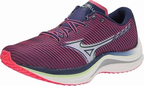 Women's Wave Rebellion Running Shoe In Diva Pink-Indigo White Cheap Athletic Shoes for Women