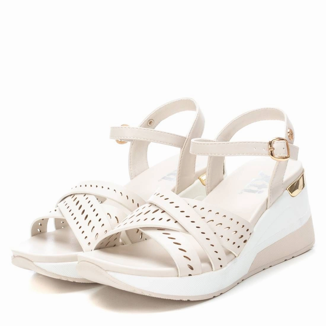 Women's Wedge Cross Strap Sandals By XTI_