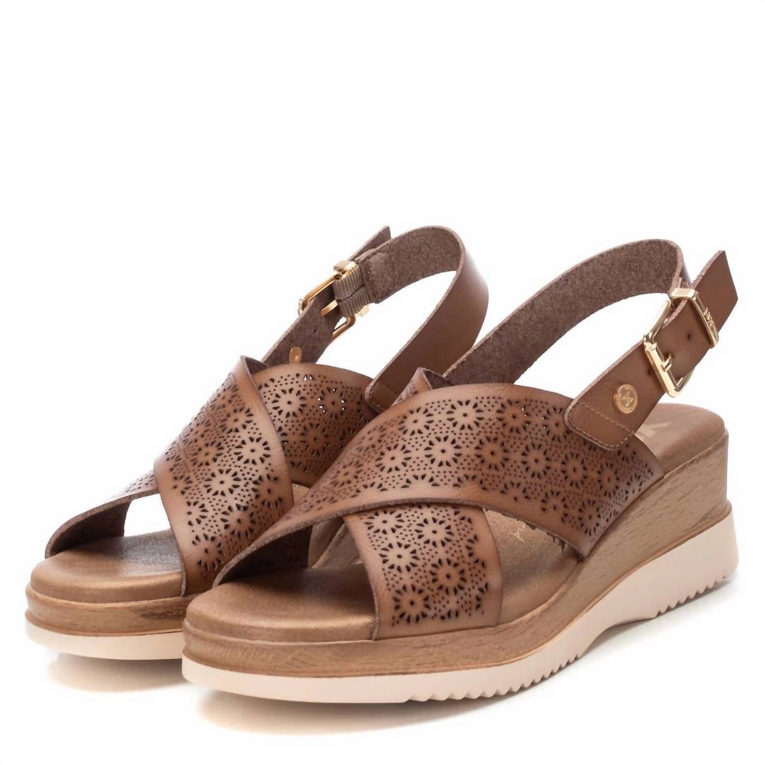 Women's Wedge Sandals In Taupe