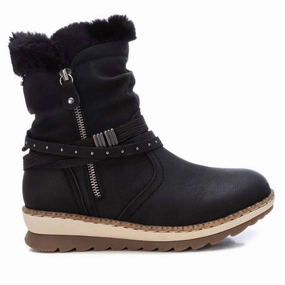 Women's Winter Booties In Black Womens Winter & Rain Boots online