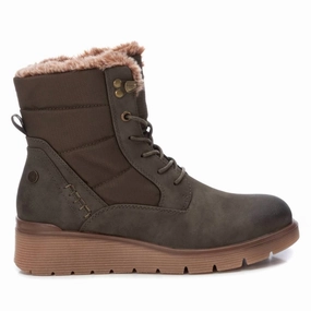 Women's Winter Booties In Khaki Womens Winter & Rain Boots online