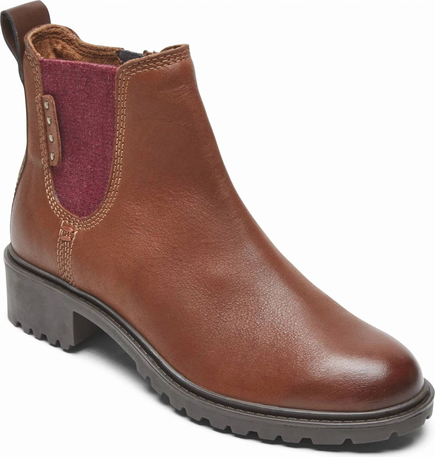 Women's Winter Chelsea Waterproof Boot In Red Womens Winter & Rain Boots online