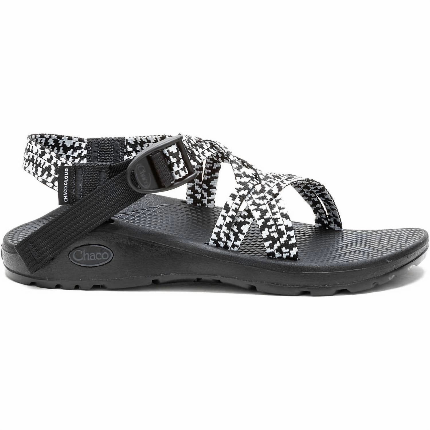 Women's Z1 Classic Sandals In Pixel Black/white Casual Womens Sandals on sale