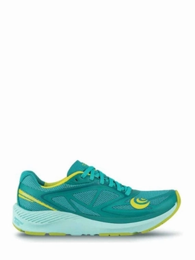 Women's Zephyr Running Shoe - Medium Width In Teal, Lime Cheap Athletic Shoes for Women