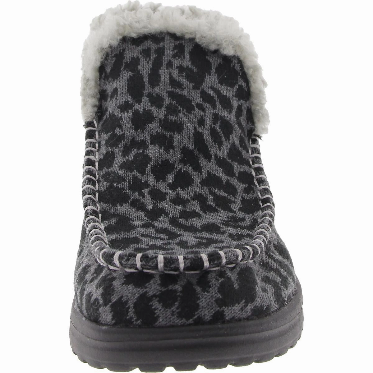 Womens Animal Print Booties