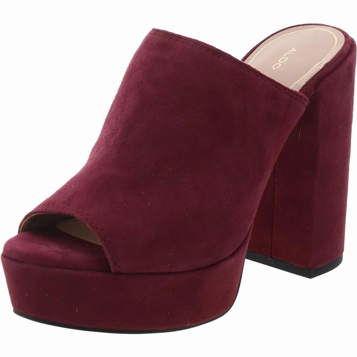 Womens Block Heel Faux Suede Heels Womens Sandals with big discounts