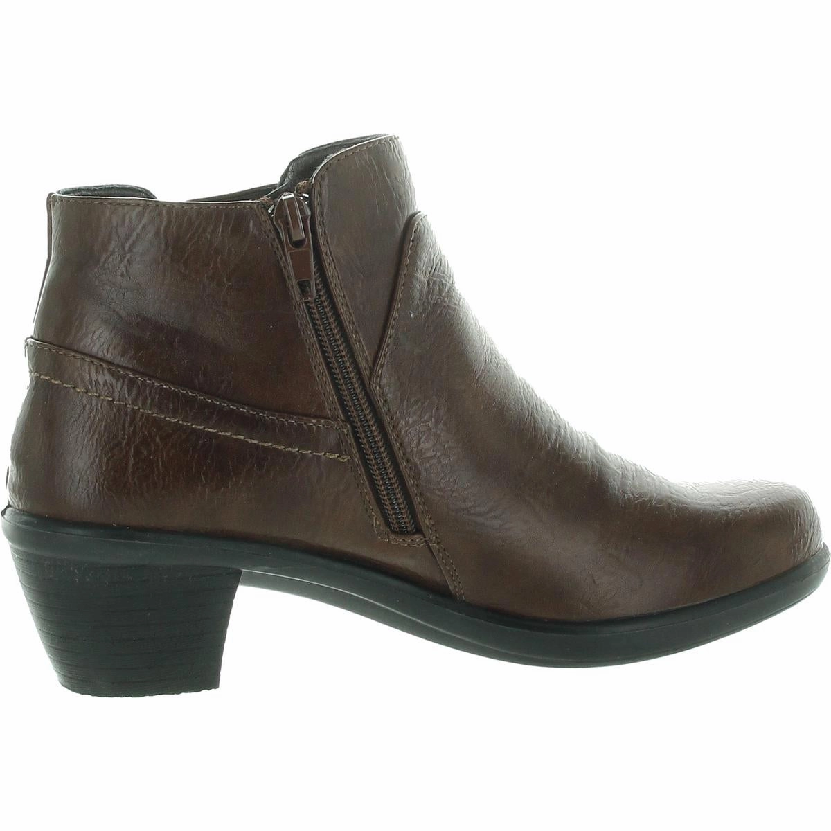 Womens Block Heel Manmade Ankle Boots