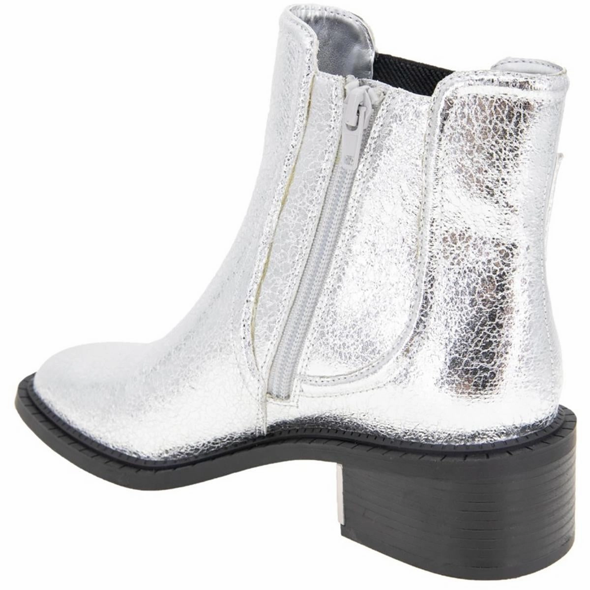 Womens Buckle Man Made Motorcycle Boots