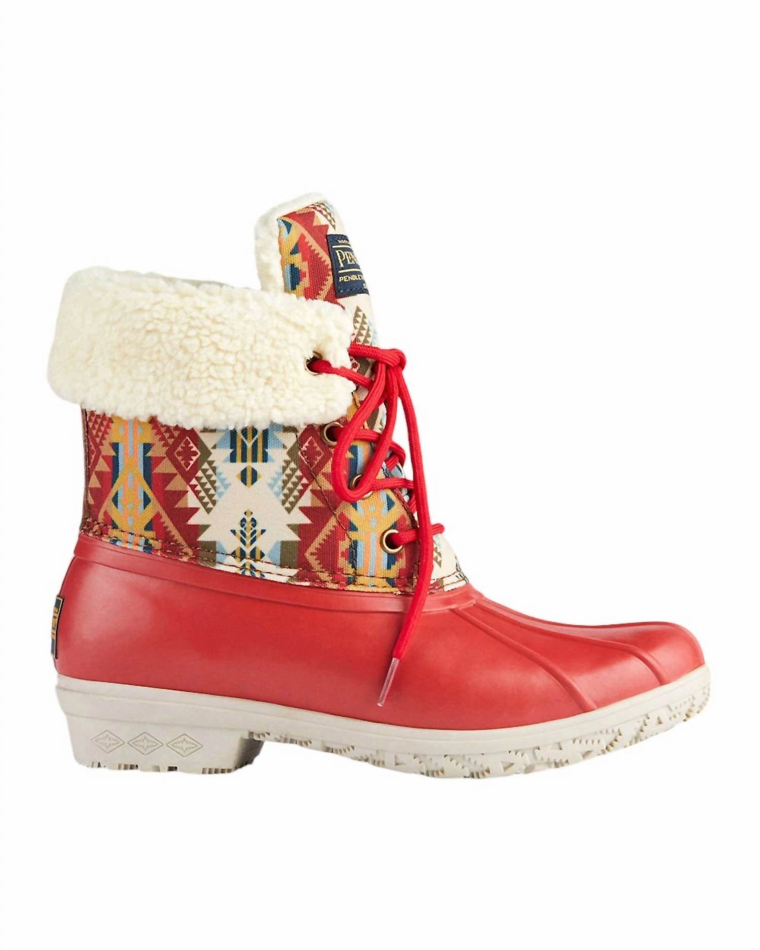 WomenS Classic Journey West Duck Winter Boots In Ruby