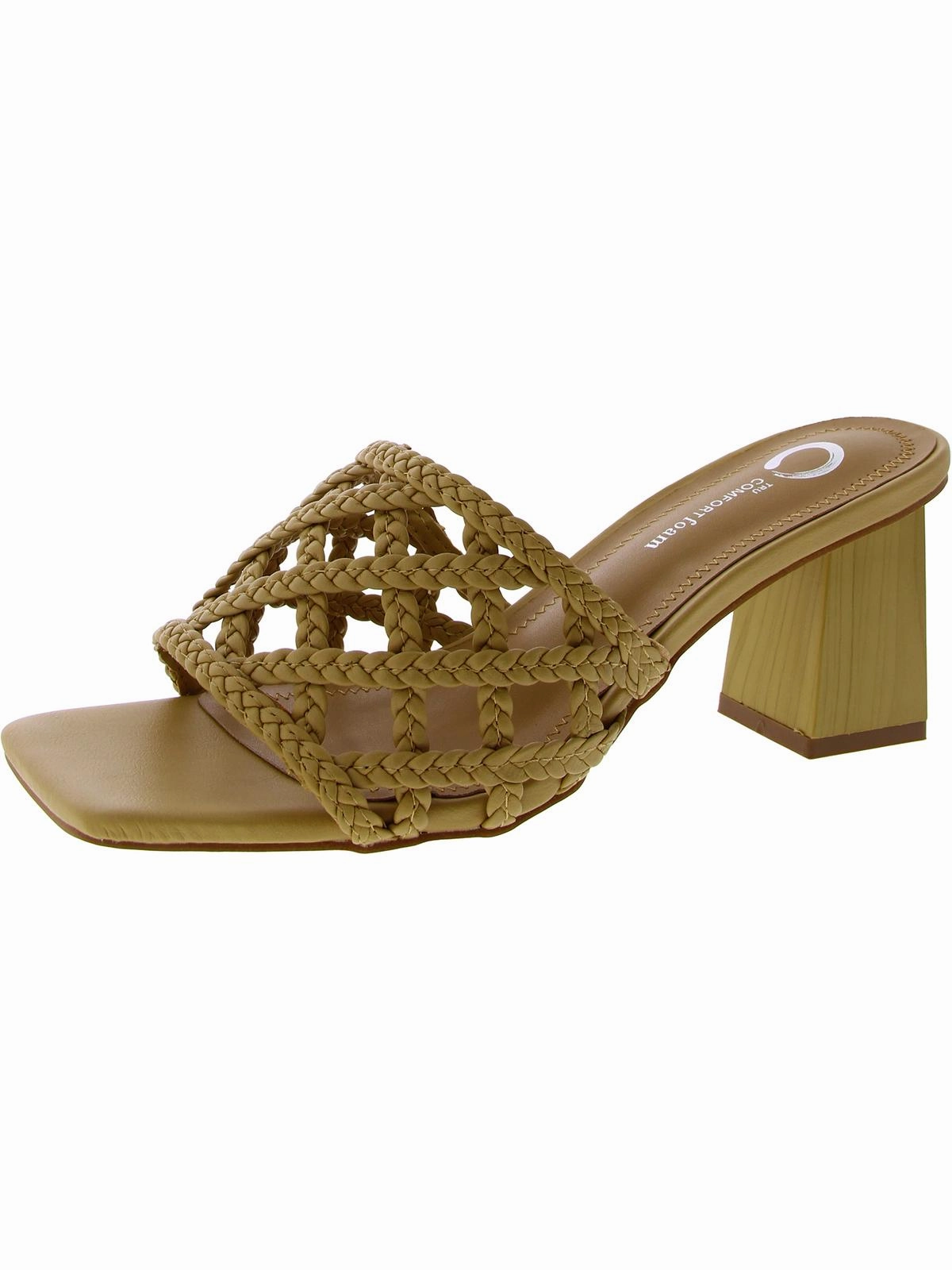 Womens Comfort Insole Manmade Block Heel Cheap Womens Sandals for sale