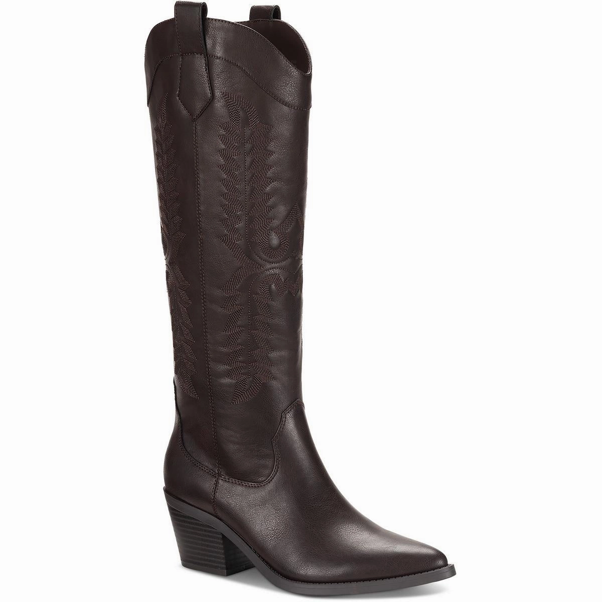 Womens Embroidered Man Made Cowboy, Western Boots Discount Boots for Women