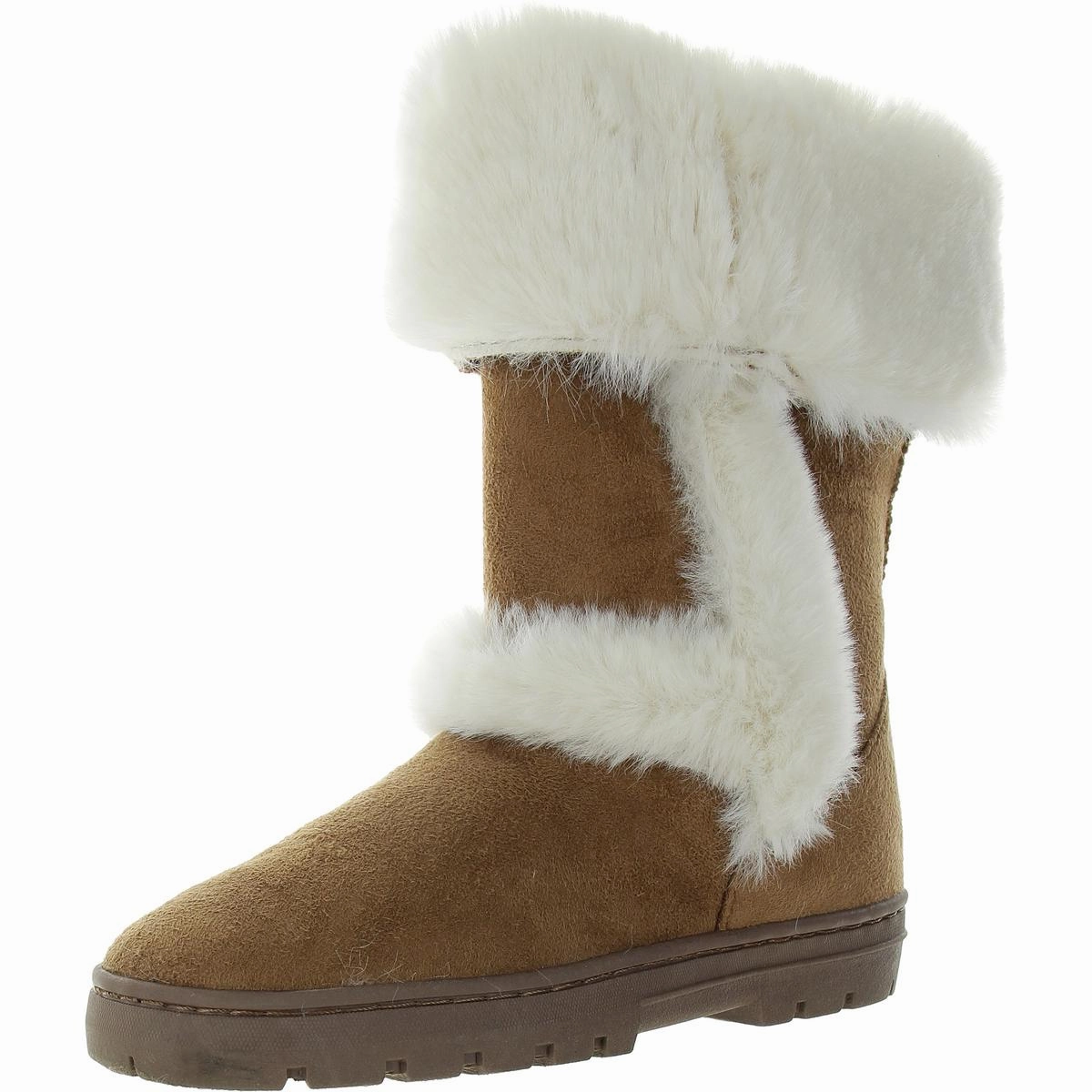 Womens Faux Fur Man Made Winter & Snow Boots