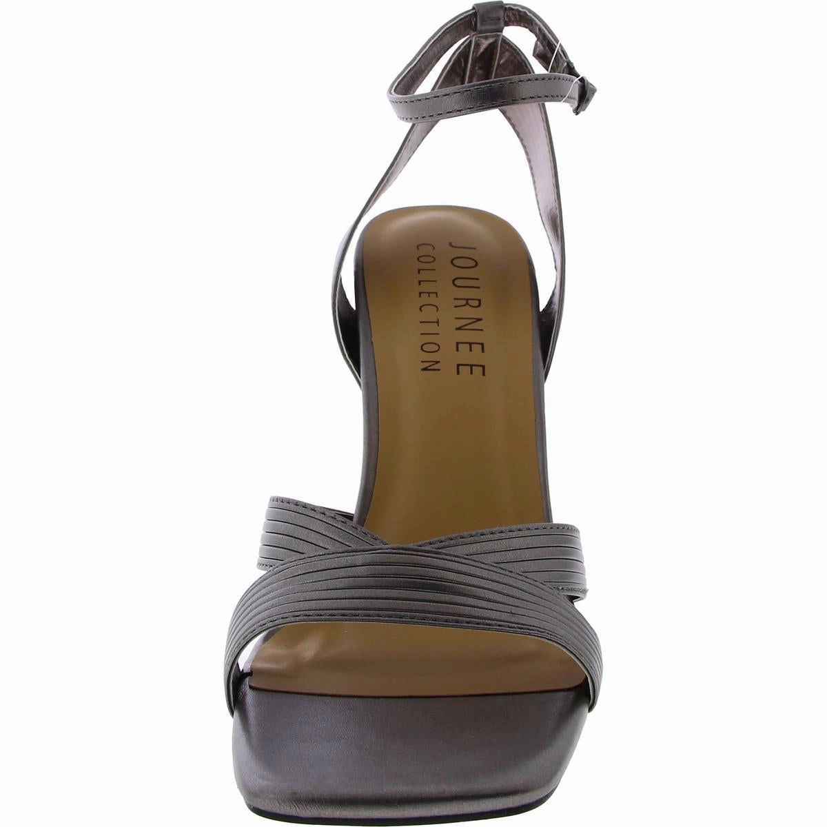 Womens Faux Leather Dressy Heels