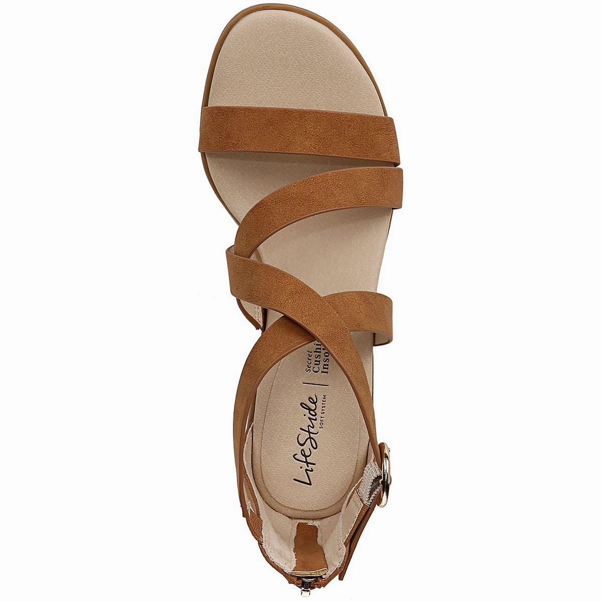 Womens Faux Leather Slip On Block Heel